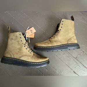 Mens Dr Martens olive green Crewson casual boot size 12